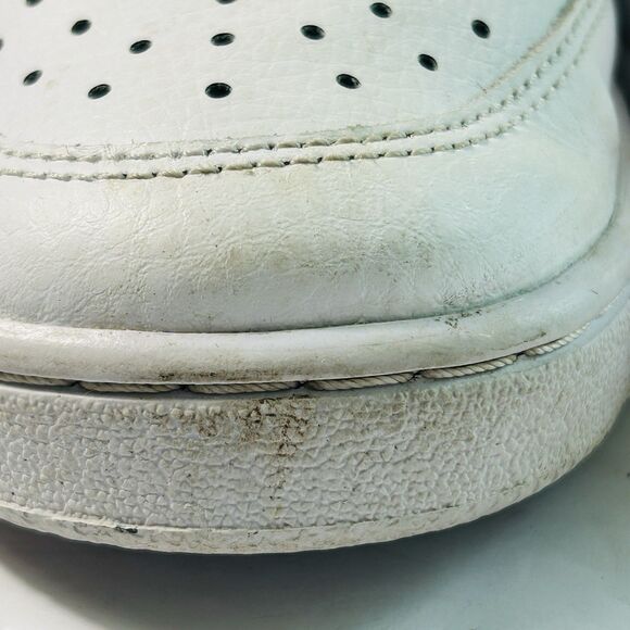 Nike Court Vision Low White Orange Womens Size 8 1/2 Sneakers EU 40 2021 - Picture 4 of 9